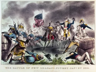 Die Schlacht von New Orleans, 8. Januar 1814